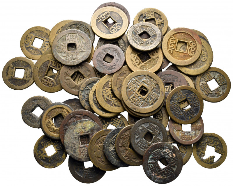 Lot of ca. 54 chinese coins / SOLD AS SEEN, NO RETURN! 

very fine