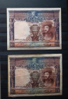 Conjunto de más de 250 billetes del Banco de España, todos ellos emitidos en el siglo XX, algunos de ellos muy interesantes y en calidades diversas, a...