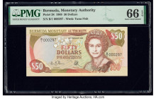Bermuda Monetary Authority 50 Dollars 20.2.1989 Pick 38 PMG Gem Uncirculated 66 EPQ. 

HID09801242017

© 2020 Heritage Auctions | All Rights Reserved