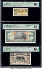 Colombia, El Salvador and Paraguay Group of 3 Graded Examples PMG Gem Uncirculated 66 EPQ; Gem Uncirculated 65 EPQ; Choice Uncirculated 64 EPQ. 

HID0...