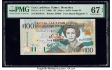 East Caribbean States Central Bank, Dominica 100 Dollars ND (2000) Pick 41d PMG Superb Gem Unc 67 EPQ. 

HID09801242017

© 2020 Heritage Auctions | Al...