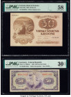 Estonia and Germany Group of 4 Graded Examples PMG Choice About Unc 58 (2); Extremely Fine 40; Very Fine 30 EPQ. 

HID09801242017

© 2020 Heritage Auc...