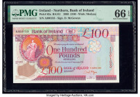 Ireland - Northern Bank of Ireland 100 Pounds 1.3.2005 Pick 82a PMG Gem Uncirculated 66 EPQ. 

HID09801242017

© 2020 Heritage Auctions | All Rights R...