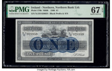 Ireland - Northern Northern Bank Limited 1 Pound 1.1.1940 Pick 178b PMG Superb Gem Unc 67 EPQ. 

HID09801242017

© 2020 Heritage Auctions | All Rights...