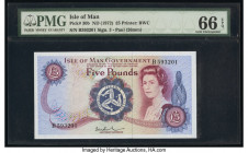 Isle Of Man Isle of Man Government 5 Pounds ND (1972) Pick 30b PMG Gem Uncirculated 66 EPQ. 

HID09801242017

© 2020 Heritage Auctions | All Rights Re...
