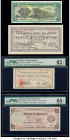 Mexico and Guatemala Group Lot of 4 Examples PMG Gem Uncirculated 65 EPQ (2); Crisp Uncirculated (2). Minor rust stains on the Guatemala example.

HID...