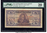 New Zealand Bank of New Zealand 1 Pound 1.10.1928 Pick S234a PMG Very Fine 20. 

HID09801242017

© 2020 Heritage Auctions | All Rights Reserved