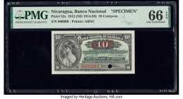 Nicaragua Banco Nacional 10 Centavos 20.3.1912 Pick 52s Specimen PMG Gem Uncirculated 66 EPQ. Cancelled with 1 punch hole. 

HID09801242017

© 2020 He...