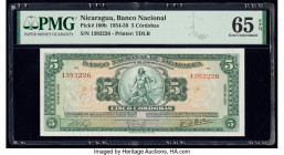 Nicaragua Banco Nacional 5 Cordobas 1957 Pick 100b PMG Gem Uncirculated 65 EPQ. 

HID09801242017

© 2020 Heritage Auctions | All Rights Reserved