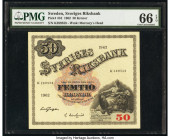 Sweden Sveriges Riksbank 50 Kronor 1962 Pick 47d PMG Gem Uncirculated 66 EPQ. 

HID09801242017

© 2020 Heritage Auctions | All Rights Reserved
