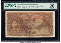 Thailand Government of Siam 10 Baht 1934-35 Pick 24 PMG Very Fine 20. This example has been repaired.

HID09801242017

© 2020 Heritage Auctions | All ...