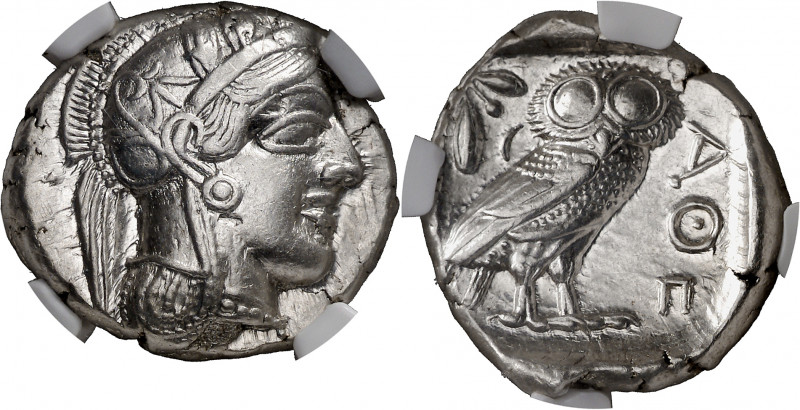 (454-404 a.C.). Ática. Atenas. Tetradracma. (S. 2526) (CNG. IV, 1597). En cápsul...