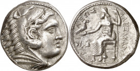Imperio Macedonio. Alejandro III, Magno (336-323 a.C.). Macedonia. Tetradracma. (S. falta) (MJP. 113). 16,95 g. EBC-.