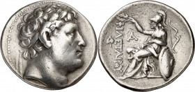 Reino de Pérgamo. Attalo I, Soter (241-197 a.C.). Tetradracma. (S. 7220). 16,94 g. MBC+.