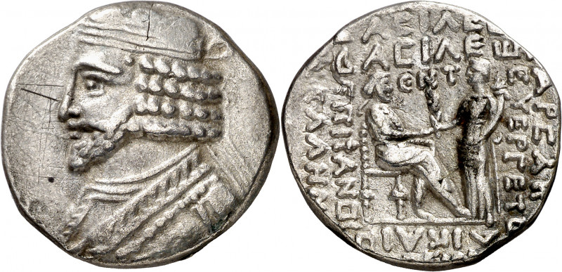 Imperio Parto. (43-44 d.C.). Vardanes I (40-45 d.C.). Tetradracma. (S.GIC 5787)....