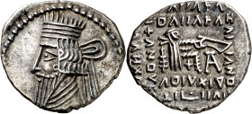 Imperio Parto. Vologases III (105-147 d.C.). Ecbatana. Dracma. (S.GIC. 5831) (Mitchiner A. & C. W. 673). 3,82 g. EBC-.