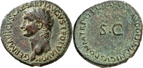 (37-38 d.C.). Germánico. As. (Spink 1821) (Co. 1) (RIC. 35, de Calígula). 11,39 g. MBC+/MBC.