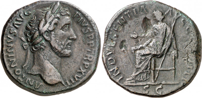 (153-154 d.C.). Antonino pío. Sestercio. (Spink 4183 var) (Co. 454) (RIC. 914). ...