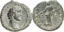 (139 d.C.). Antonino pío. As. (Spink falta) (Co. 651) (RIC. 533a). 10,65 g. MBC+/MBC.