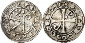 Comtat de Tolosa. Alfons Jordà (1112-1148). Tolosa. Diner. (Duplessy 1226) (P.A. 3688). 1,09 g. MBC+.