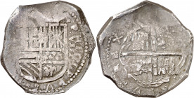 Felipe III ó IV. (Madrid). 8 reales. (AC. tipo 310). Rara. 27,88 g. MBC-.