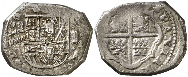 (1681). Carlos II. (Madrid). M. 4 reales. (AC. 477). Visible el nombre y el ordi...