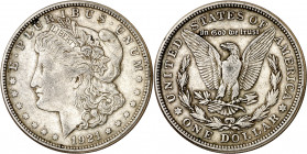 Estados Unidos. 1921. D (Denver). 1 dólar. (Kr. 110). AG. 26,69 g. MBC.