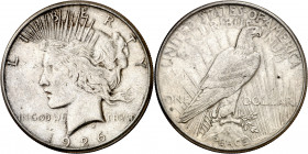 Estados Unidos. 1926. S (San Francisco). 1 dólar. (Kr. 150). Escasa. AG. 26,63 g. MBC+.