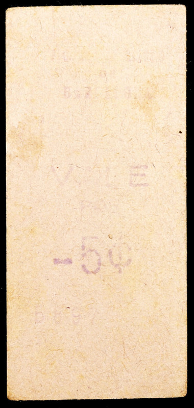 Barcelona. Ferrocarril Metropolitano Transversal. 5 céntimos. (AL. 1198). Cartón...