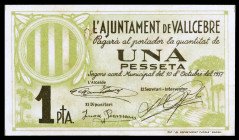 Vallcebre. 1 peseta. (T. 3065). EBC-.