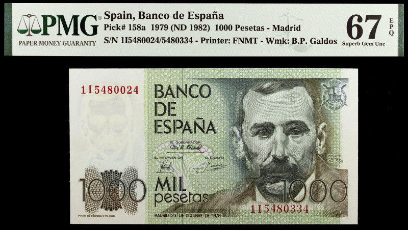 1979. 1000 pesetas. (Ed. E3a) (Ed. 477a). 23 de octubre, Pérez Galdós. Serie 1I....