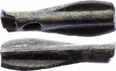 Ancient Greece Tetrahalk 600 - 500 BC
Copper, 4,86 gramm. Black Sea Area, bronze proto-currency, AE arrowhead coinage, (6th century B.C.)