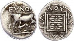 Roman Empire Illyria Drachm 250 - 200 BC
Silver, 3,26 gramm.