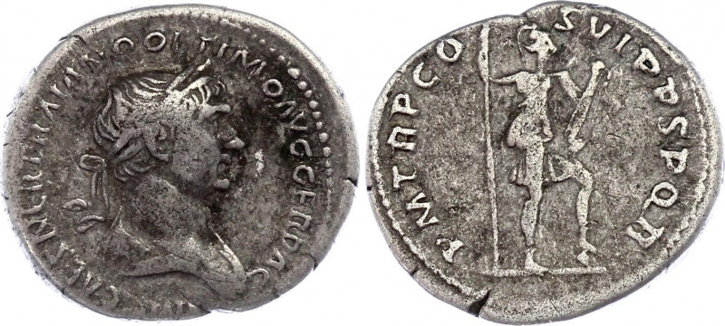 Roman Empire Denarius 114 - 117 AD
Silver, 3,07 gramm. RIC 337, C 27. s Obv: IM...