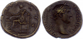 Roman Empire AE As 117 - 138 AD Hadrian, Official Restrike
Kampm.32.242; 8.03 g.; Hadrian (117 - 138); By Sandoz; Official restrike by German Bank