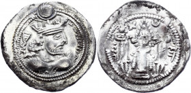 Sasanian Empire AR Drachm 484 - 488 AD (ND) Valkash
Göbl 178; Mochiri 553; Paruck 365; Saeedi 255; Sunrise 954; Silver 3,89g.; Valkash (Balash) (AD 4...