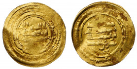 Samanid Empire Nasr II bin Ahmad Dinar AH 301-331 al-Muhammadiya Mint
Gold 4.05g 26mm