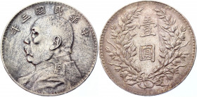 China Republic 1 Dollar 1914 (3)
Y# 329; Silver 26,65g.; Yüan Shih-kai; XF-AUNC