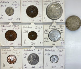 Indochina Lot of 10 Coins 1901 - 1947
Various Dates & Denominations; XF-UNC