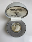Cook Islands 10 Dollars 2014
Silver (.999) 62.2 g., 50 mm.; Proof; 450th Anniversary of the Birth of Galileo Galilei; with original box & certificate