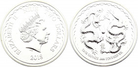 Niue 2 Dollars 2018
Silver (.999) 31.30 g.
