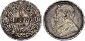 South Africa 1 Shilling 1893
KM# 5; Silver; XF