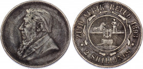 South Africa 2 Shillings 1893
KM# 6; Silver; XF-