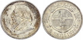 South Africa 2 Shillings 1896
KM# 6; Silver; XF