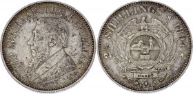 South Africa 2-1/2 Shillings 1894
KM# 7; Silver; XF