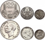 Bulgaria Lot of 3 Coins 1910 - 1937
Silver; Various Denominations