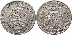Denmark 1 Krone (4 Mark) 1693 
Dav# 3680; Silver 22,31g.; Christian V; XF+