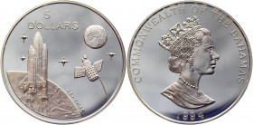 Bahamas 5 Dollars 1994 
KM# 171; Silver 23,29g.; Elizabeth II; Proof
