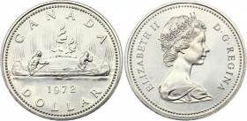 Canada 1 Dollar 1972
KM# 64.2a; Silver Proof; Elizabeth II