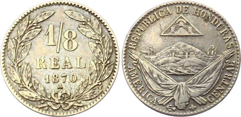 Honduras 1/8 Real 1870
KM# 30; XF+